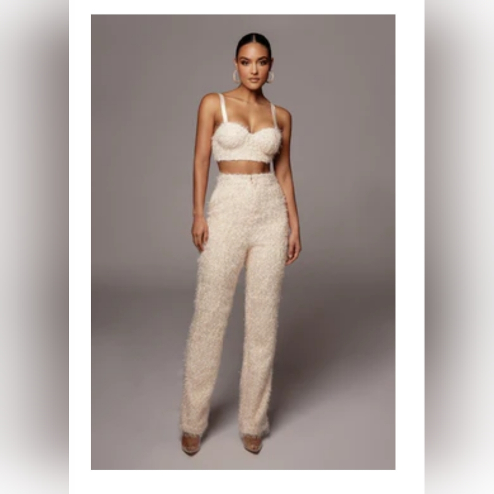 Ivory Abby Shaggy Pants